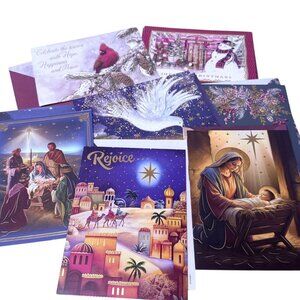 Christmas Card Assortment 16 Holiday Cards w/ Envelopes